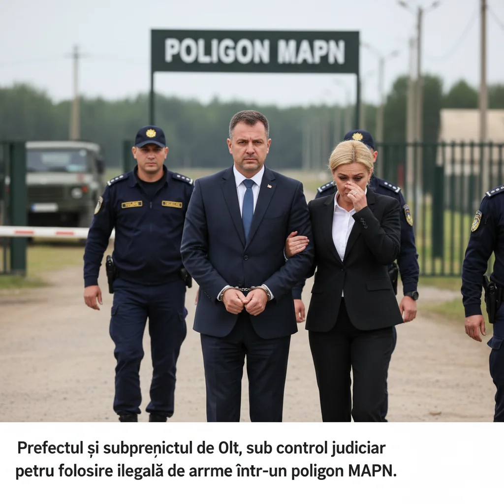 Prefectul și subprefectul de Olt, sub control judiciar în urma unor trageri într-un poligon MApN din Slatina