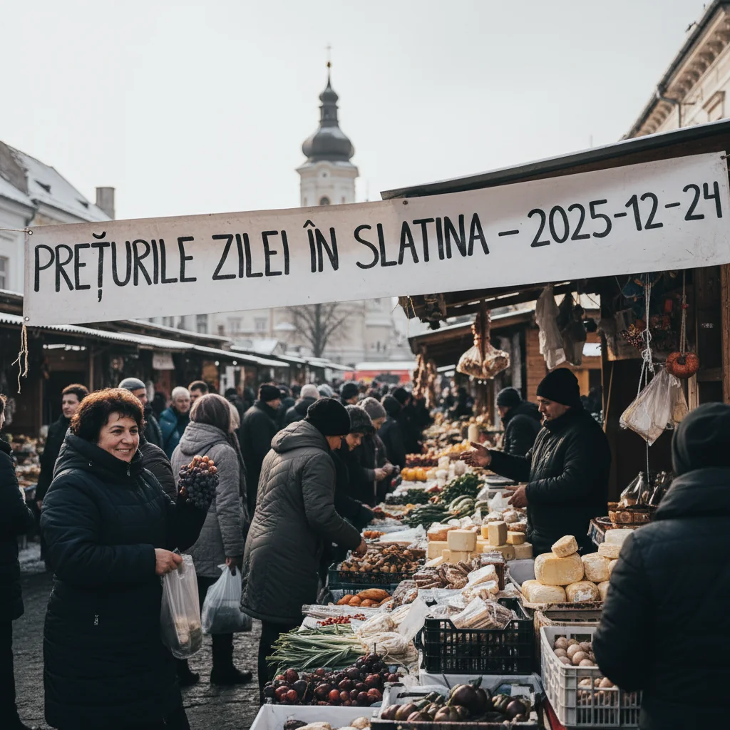 Prețurile zilei în Slatina – 2025-12-24