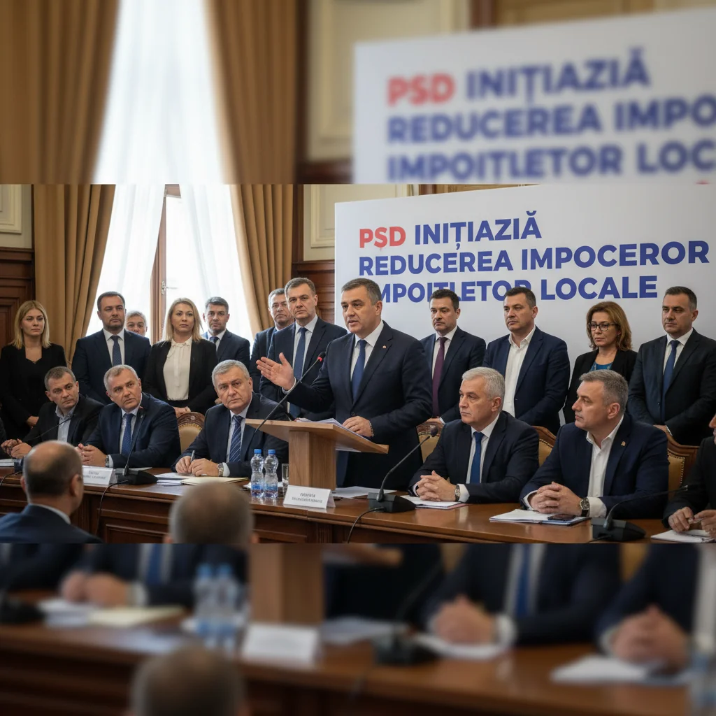 Propunere pentru reducerea impozitelor locale, inițiată de consilierii PSD la Slatina