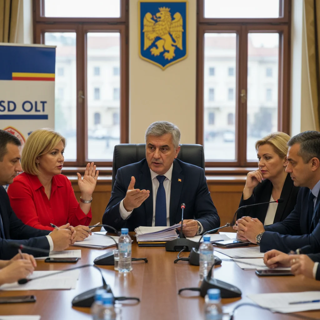 PSD Olt cere retragerea sprijinului pentru premierul Bolojan