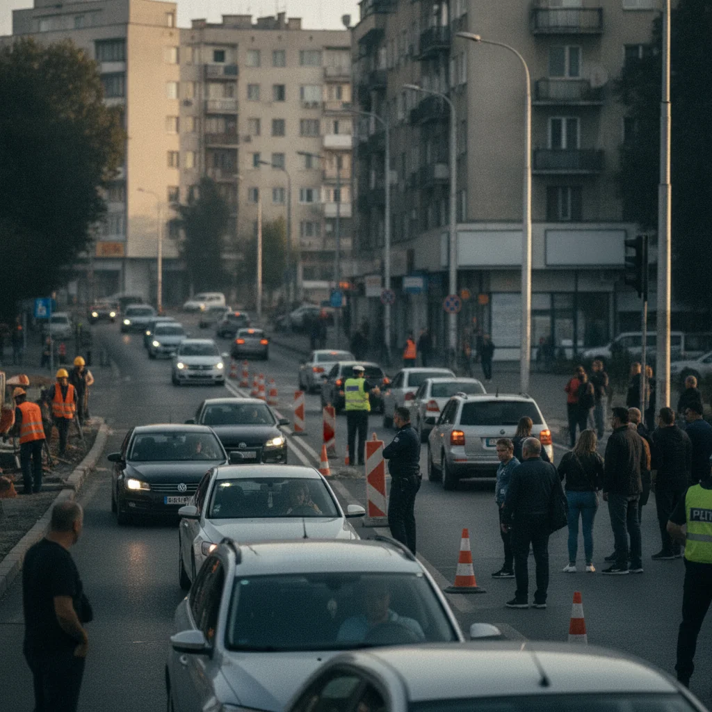 Restricții de trafic pe Bulevardul A.I. Cuza din Slatina pentru asfaltare
