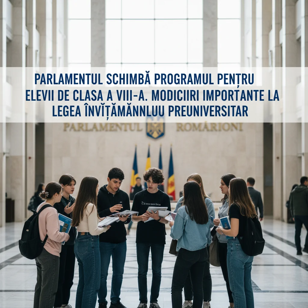 schimbări esențiale în legea învățământului preuniversitar