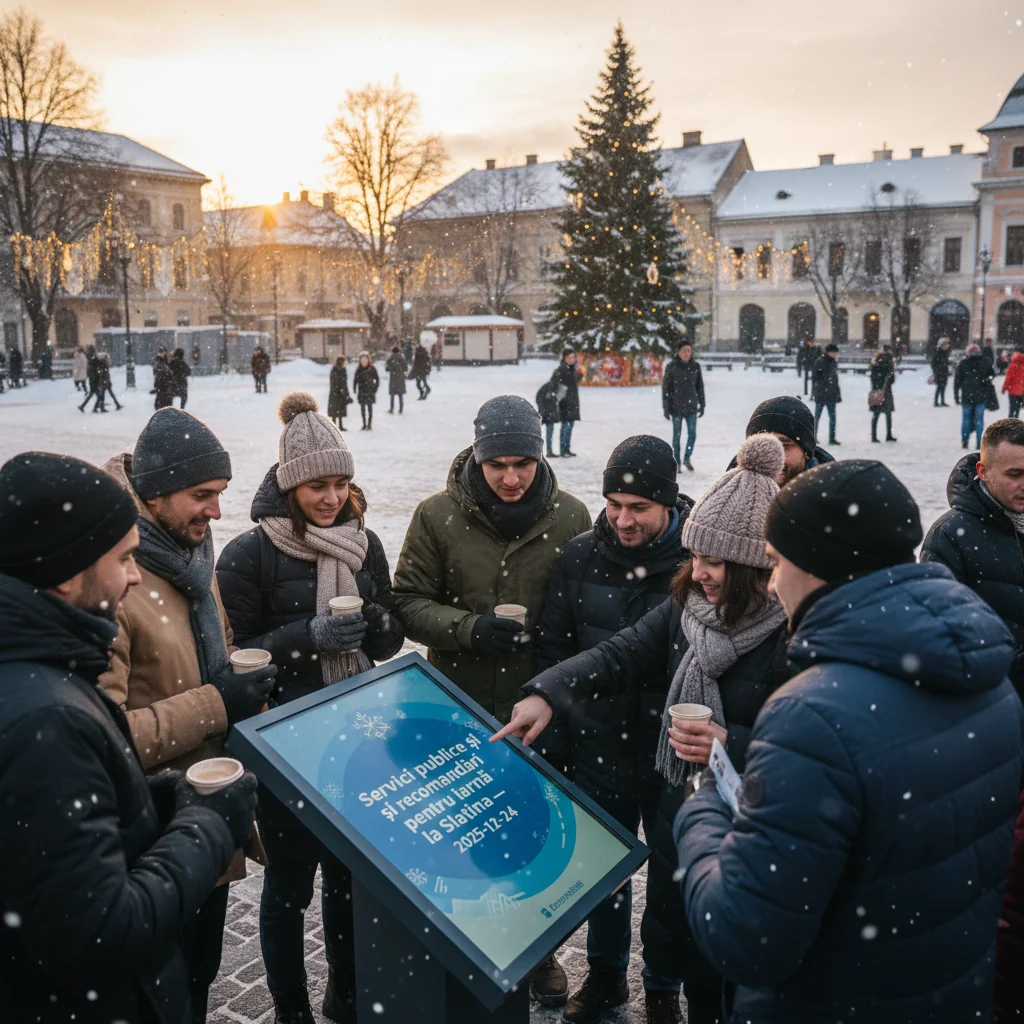 Servicii publice și recomandări pentru iarnă la Slatina — 2025-12-24