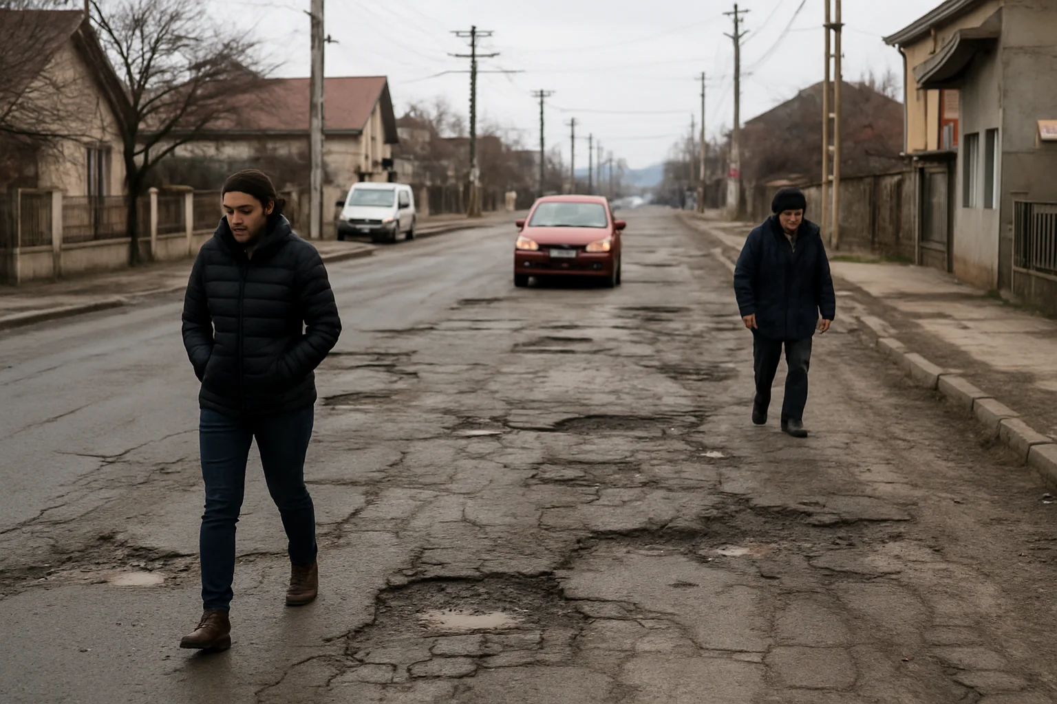 Situația actuală a infrastructurii rutiere în Slatina – 8 ianuarie 2026
