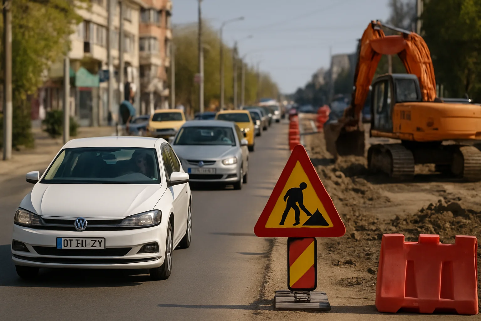 Situația traficului și lucrările din Slatina – 21 aprilie 2026