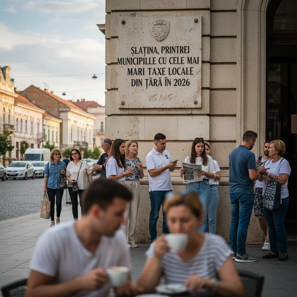Slatina ajunge în topul municipiilor cu cele mai mari taxe locale în 2026