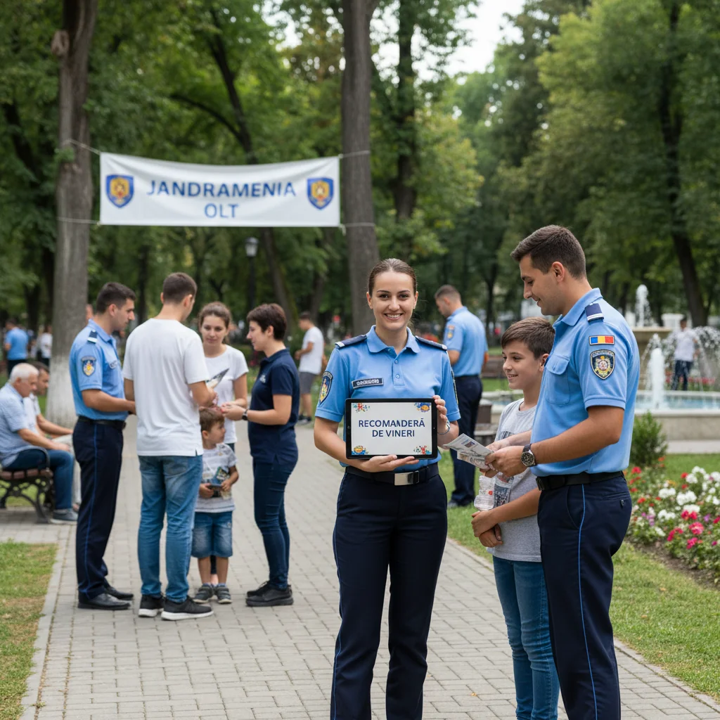 Slatina: Jandarmeria Olt lansează seria săptămânală „Recomandarea de Vineri” pentru siguranța comunității