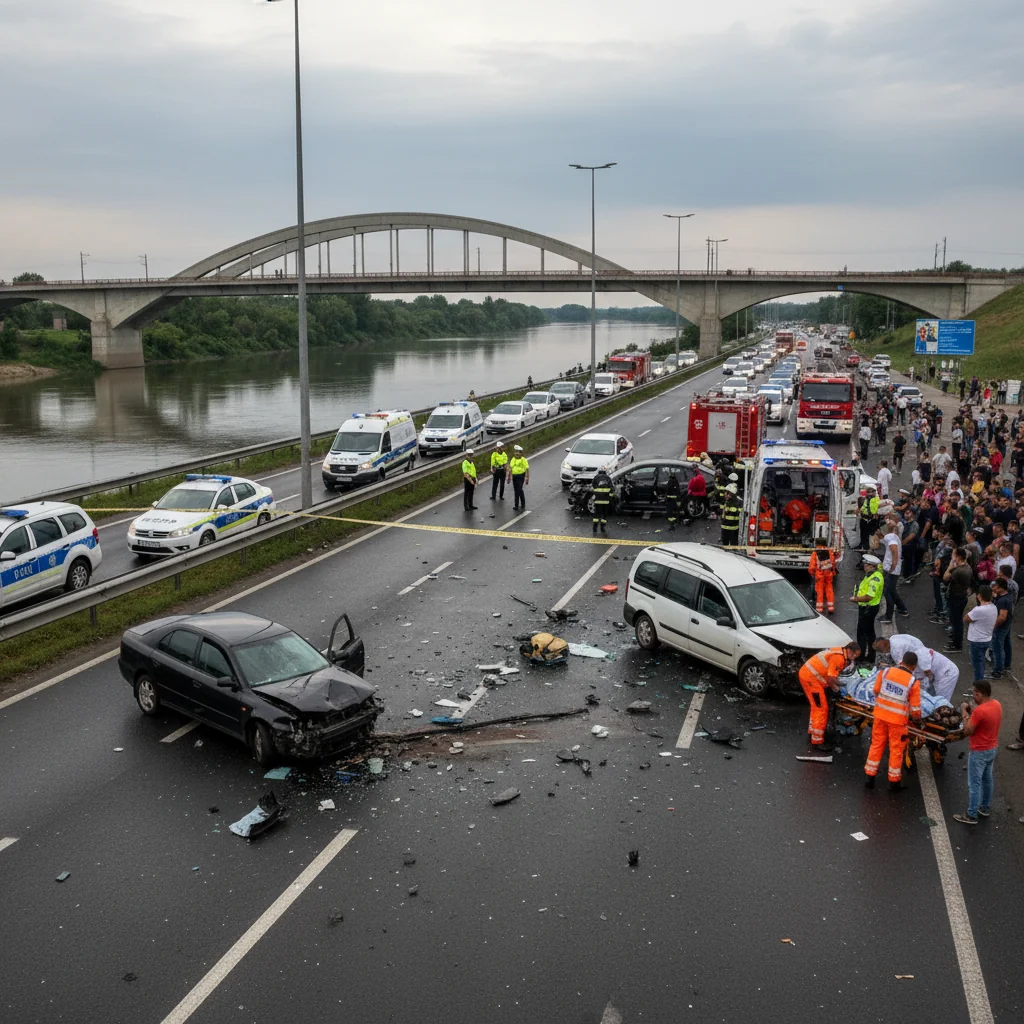 Șofer mort și patru tinere rănite într-un accident rutier grav la ieșirea din Slatina
