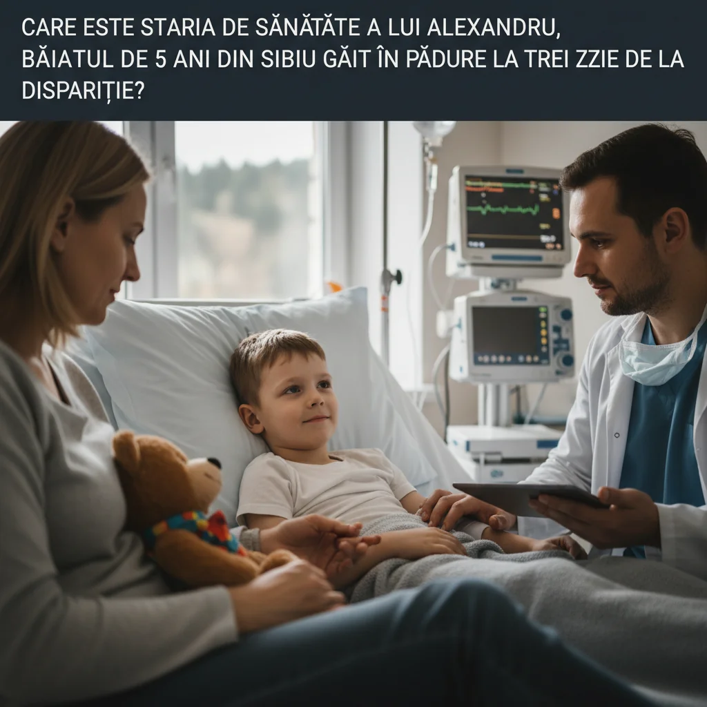 Starea de sănătate a băiatului dispărut din Sibiu după 3 zile