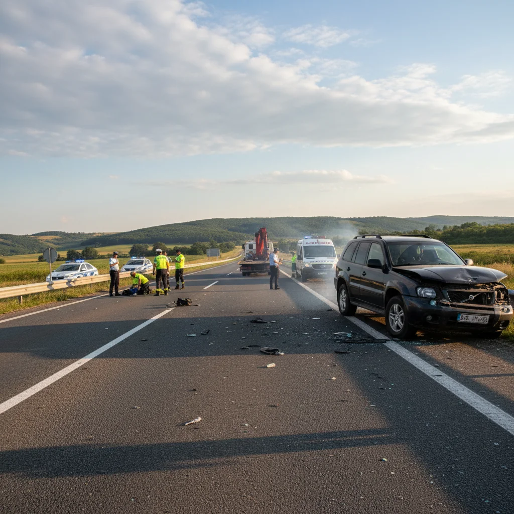Tânăr de 25 de ani din Colonești, mort într-un accident pe DN65 Pitești–Slatina, în apropiere de Slatina