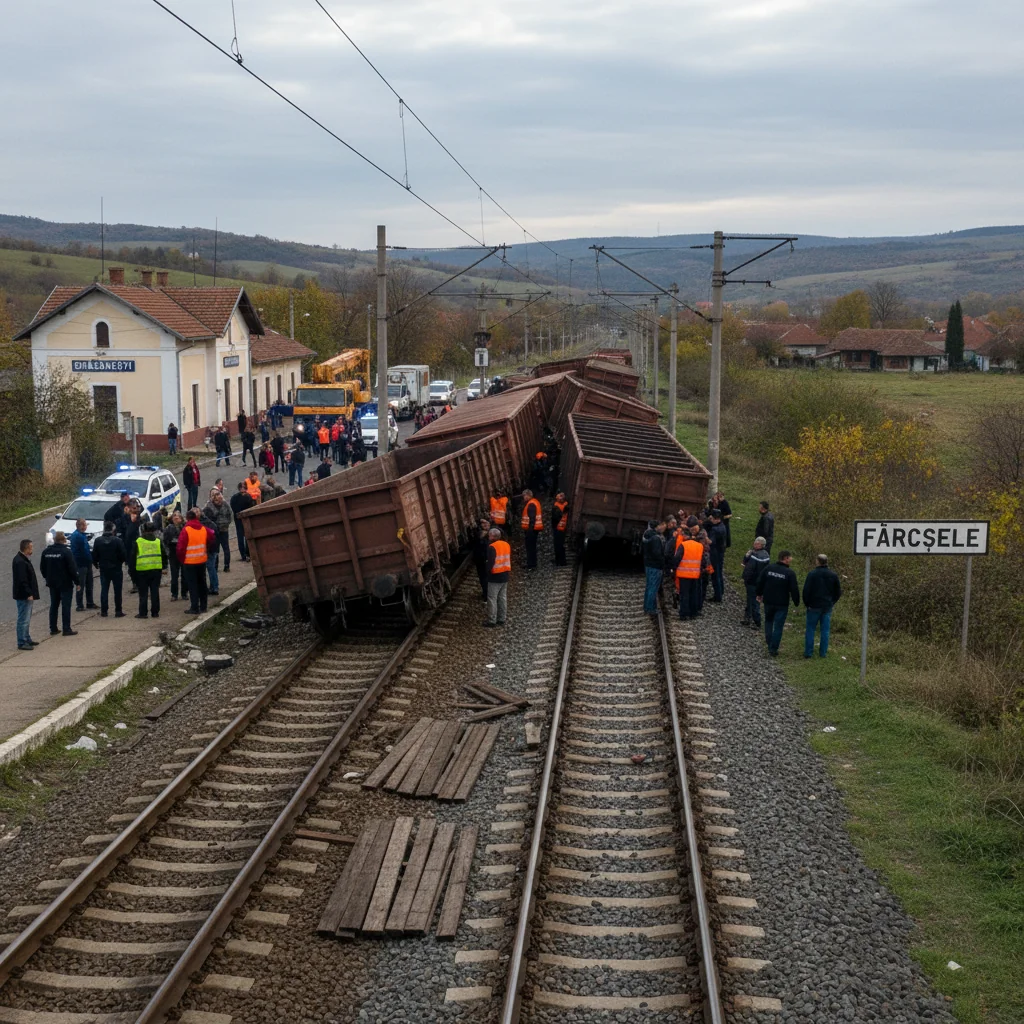 Trafic feroviar blocat în Olt: tren de marfă defect între Drăgănești și Fărcașele, efecte în lanț pentru călători din Slatina