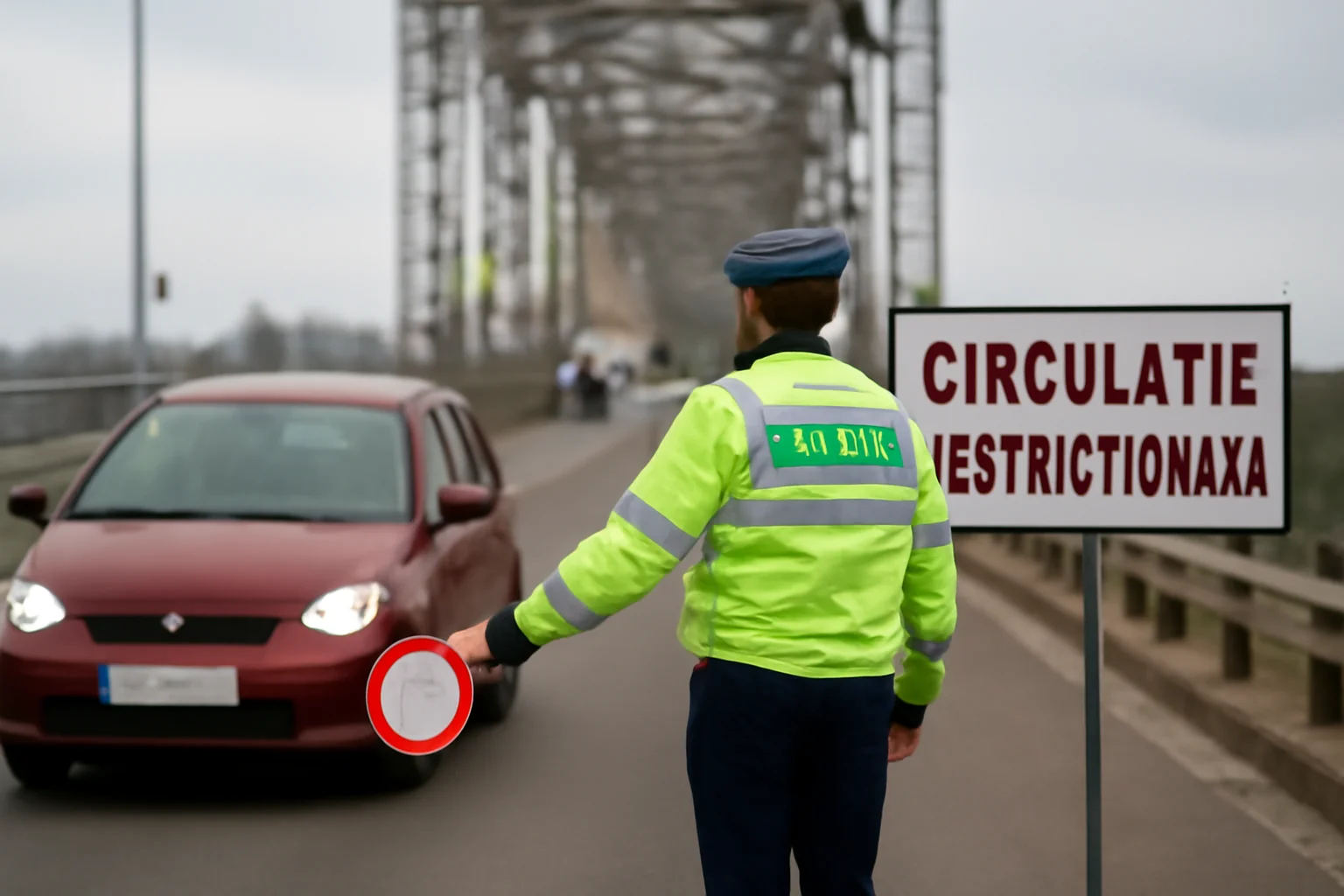 Trafic restricționat pe Podul Prieteniei Giurgiu–Ruse, atenționare pentru șoferii din Slatina și județul Olt