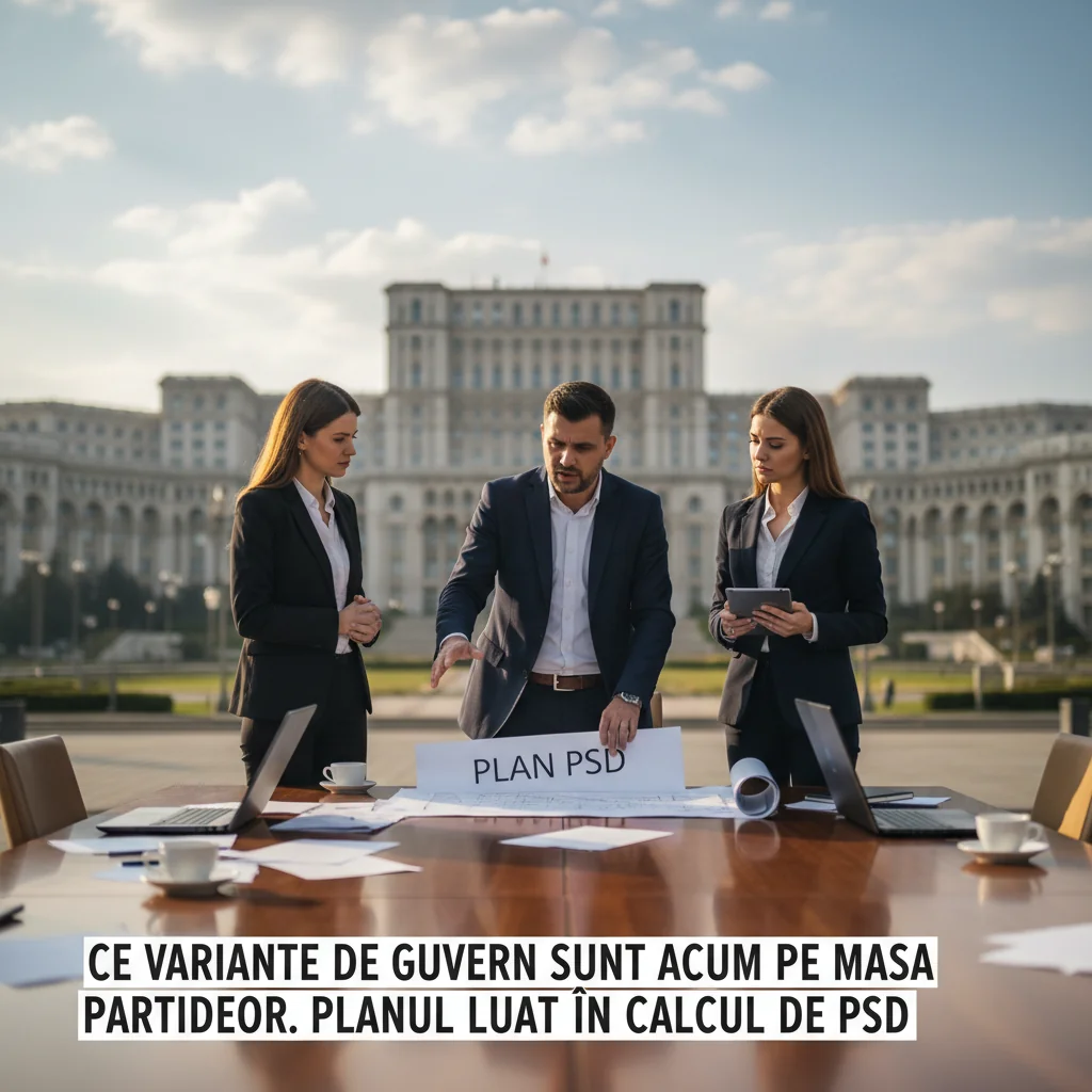 Variante de guvern analizate de partide: Plan PSD expus